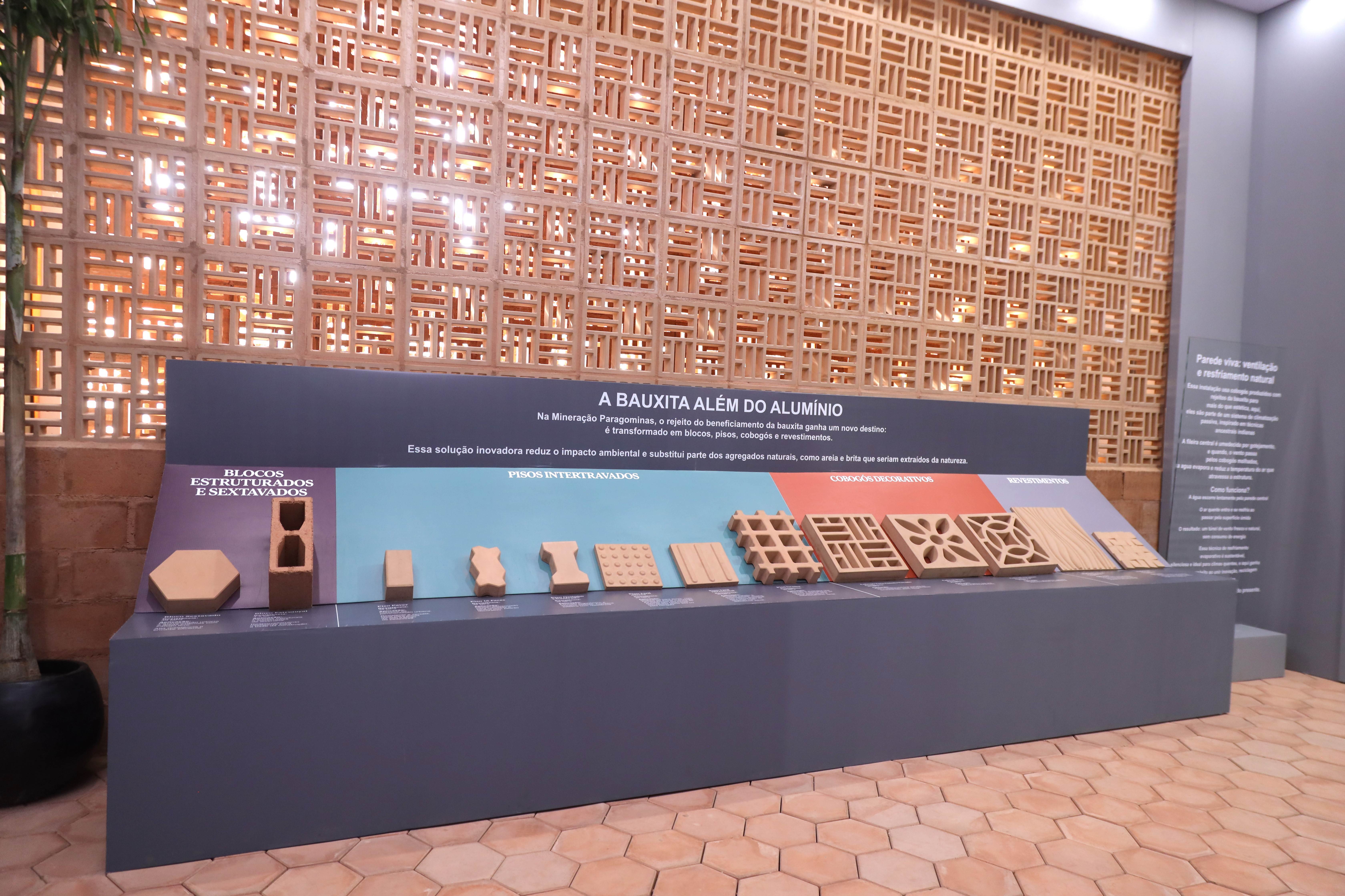 a display of a building