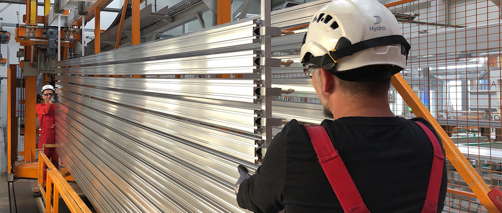 Surface-treatment of aluminum profiles Surface-treatment of aluminum profiles