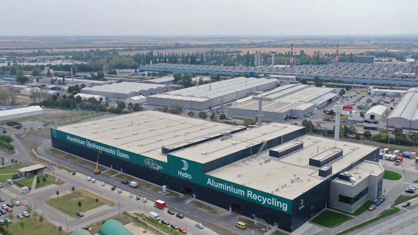 Recycling plant at Székesfehérvár, Hungary