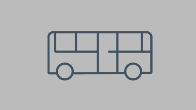 a line drawing of a bus