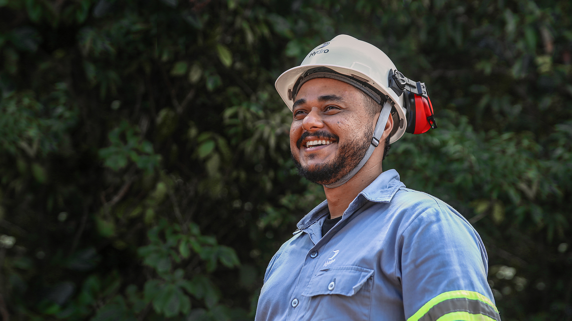 a man wearing a helmet
