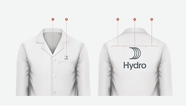 a pair of white t-shirts