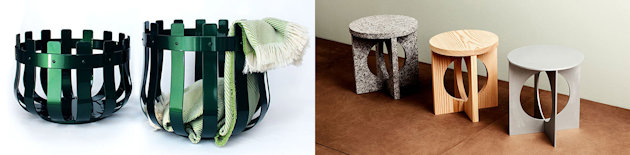 a group of stools a group of stools