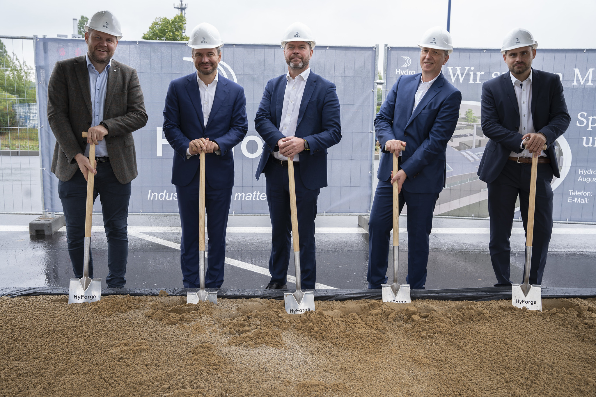 From Hydro's groundbreaking ceremony in Rackwitz