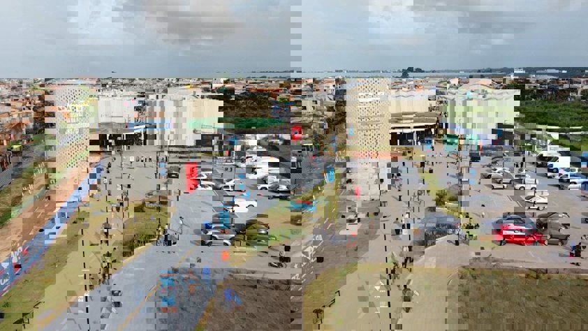 O complexo UsiPaz em Belém, Brasil.