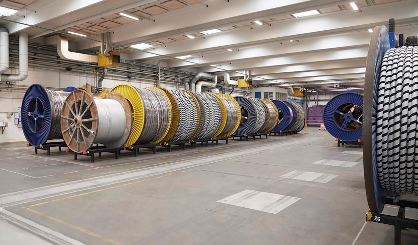 NKT's production site for 1 kV and medium voltage cables in Asnaes, Denmark. NKT's production site for 1 kV and medium voltage cables in Asnaes, Denmark.