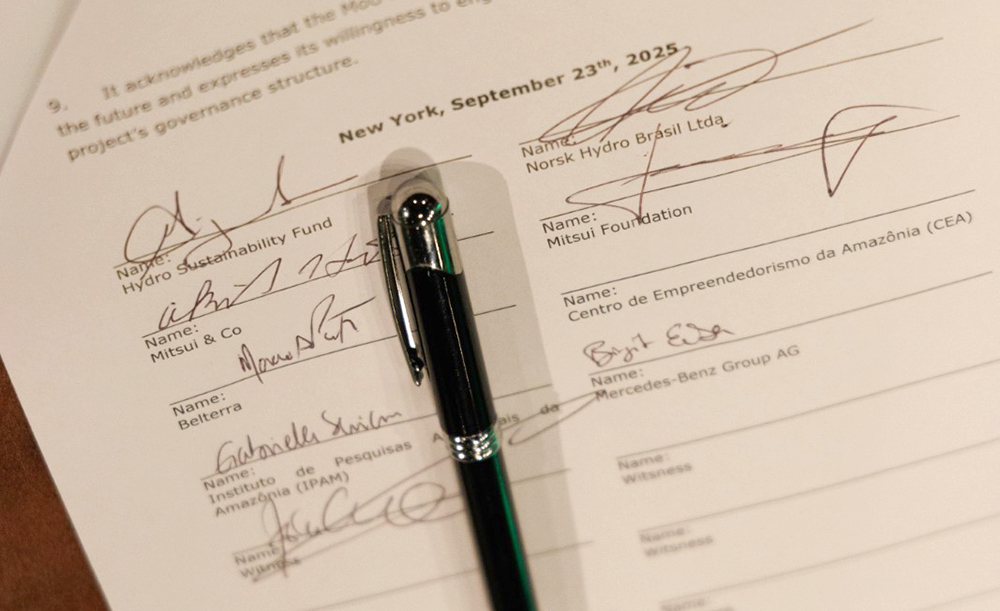 Three new partners joined the Corridor program at Climate Week New York 2025. (Photo: Tim Oliveira/Hydro) 