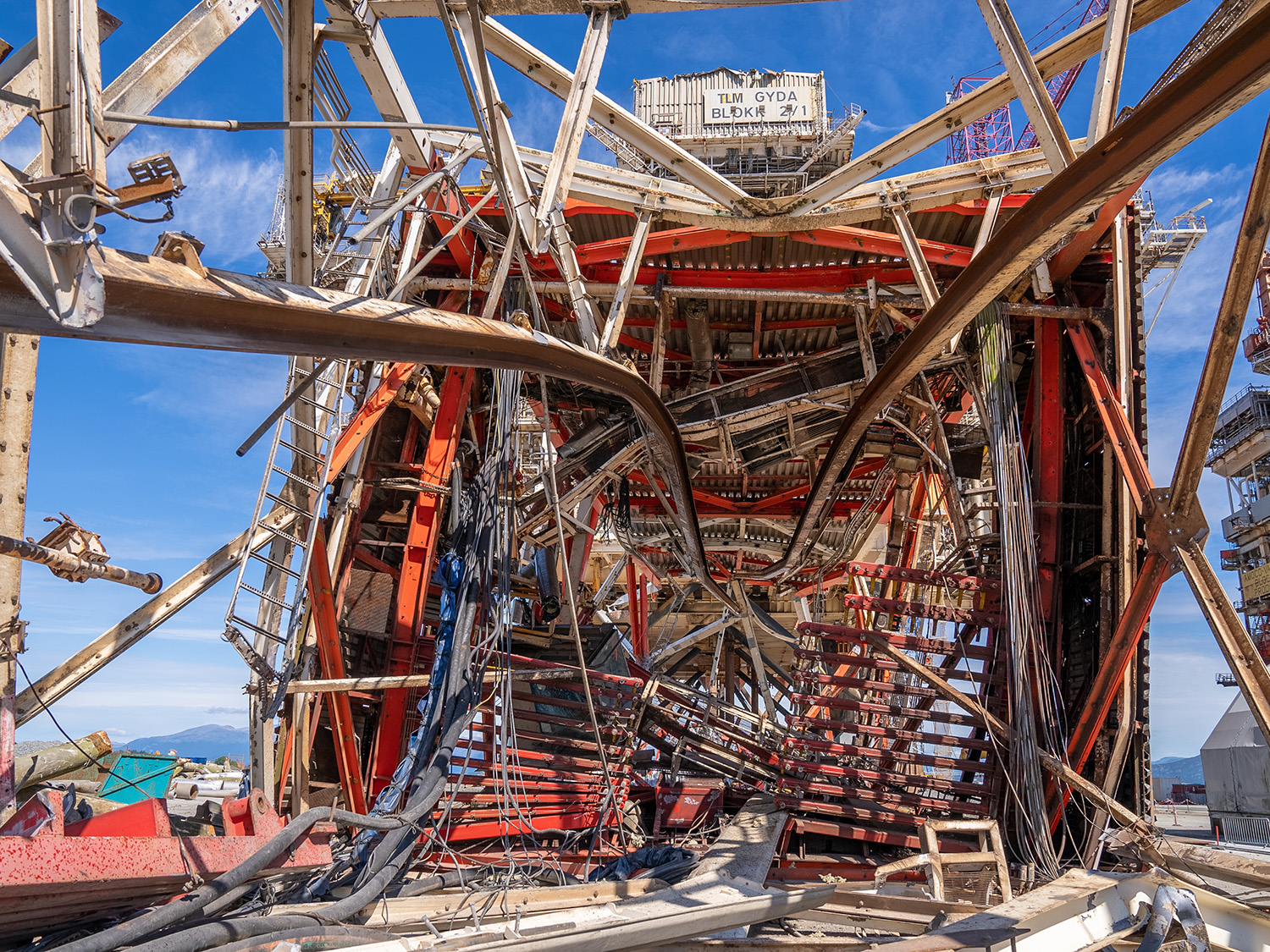 The Gyda platform was decomissioned by Aker Solutions. The aluminium in the old oil platform is now given new life as a pedestrian bridge in Trondheim, Norway. (Photo: Aker Solutions)