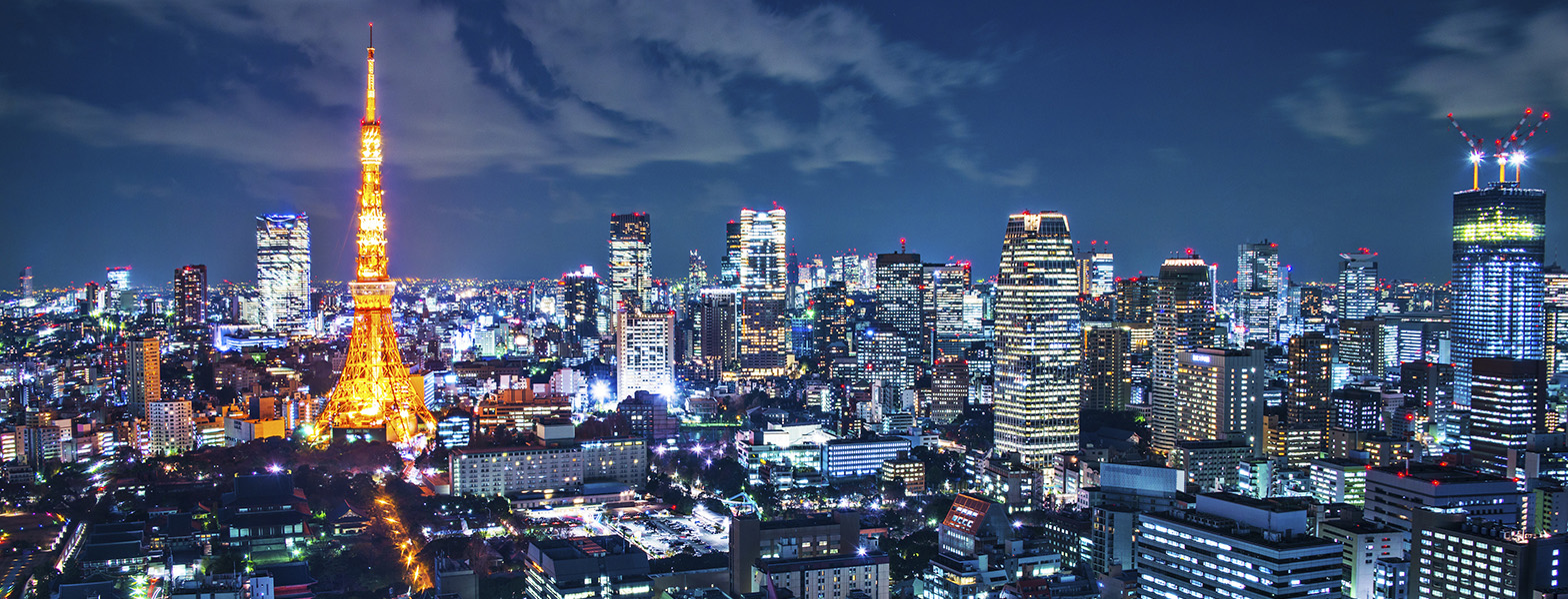 Nightscape with Tokyo tower