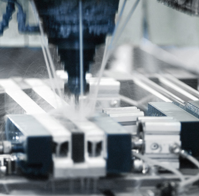 a close-up of a factory