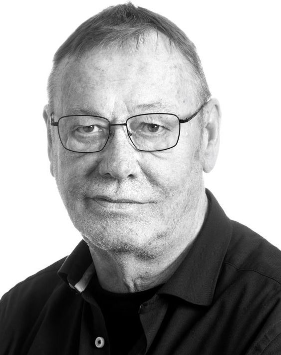 a man wearing glasses