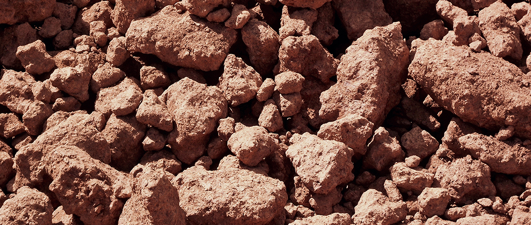 bauxite rock