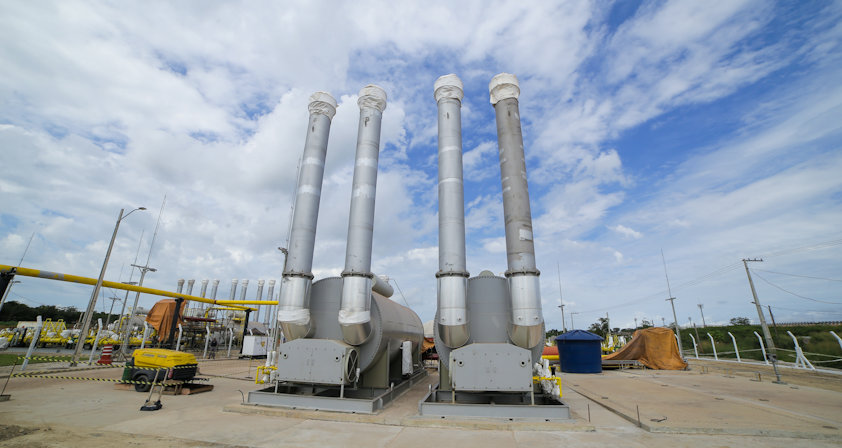Structures of the natural gas project of the Hydro Alunorte refinery Structures of the natural gas project of the Hydro Alunorte refinery