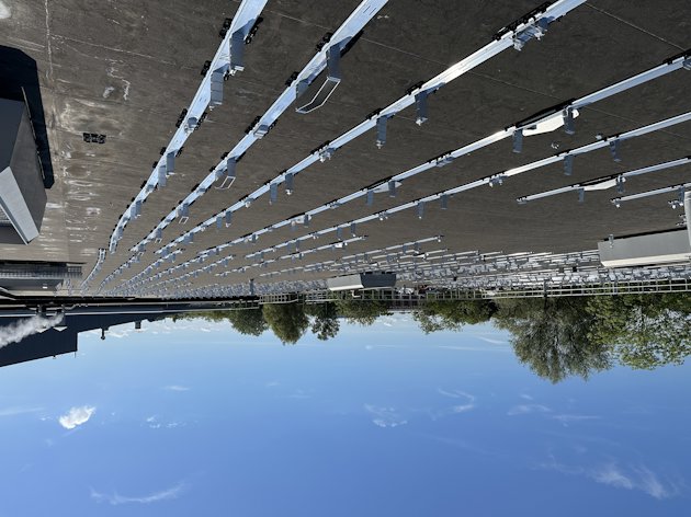 a large group of solar panels